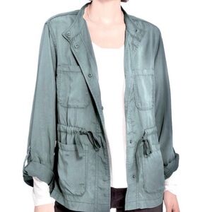 LOFT Olive Green Utility Jacket